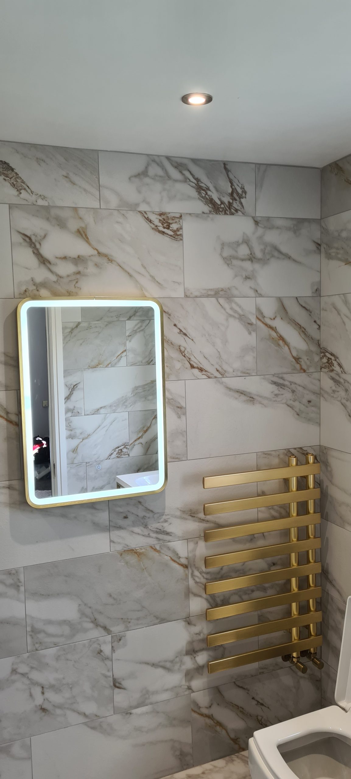 Bathroom electrical installation by MP Electrical in Rotherham
