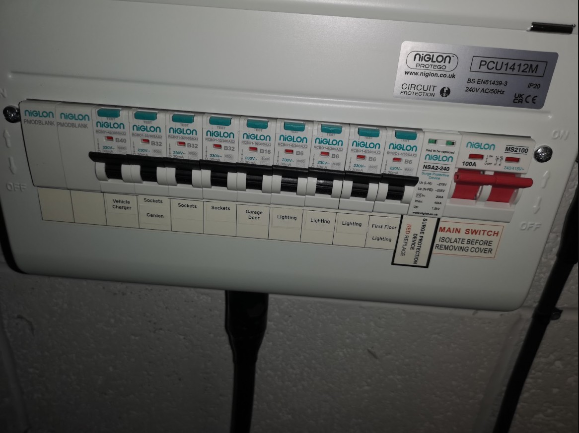 Consumer unit fuse board upgrade, MP Electrical, Rotherham